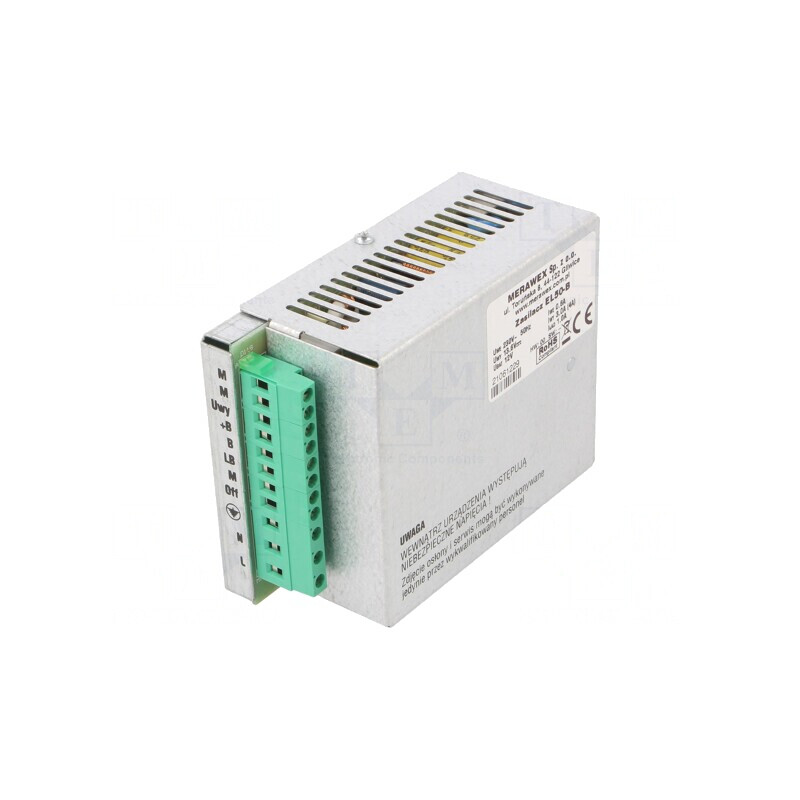 Alimentator modular pentru șină DIN 50W 13,2VDC EL50-B | Electronic-mag.ro | Componente Electronice