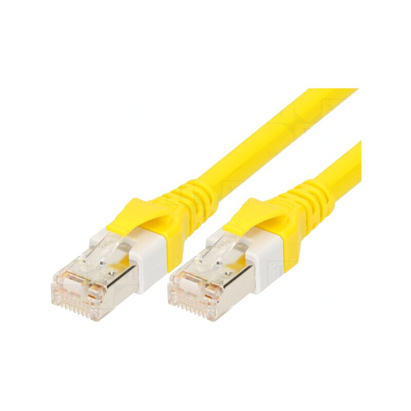 Patch Cord Ethernet SF/UTP Cat5e LSZH Galben 25m | Electronic-mag.ro | Componente Electronice