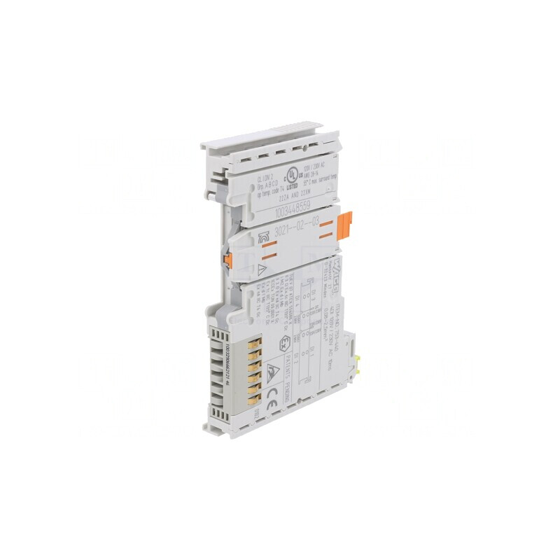 Intrare digitală pentru şină DIN IP20, 4 canale, 12x100x69,8mm | Electronic-mag.ro | Componente Electronice
