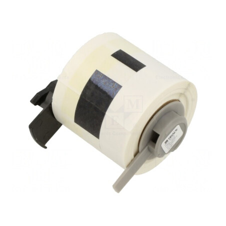 Etichetă Autolaminată Cablu Galbenă 25,4mm x 30mm | Electronic-mag.ro | Componente Electronice