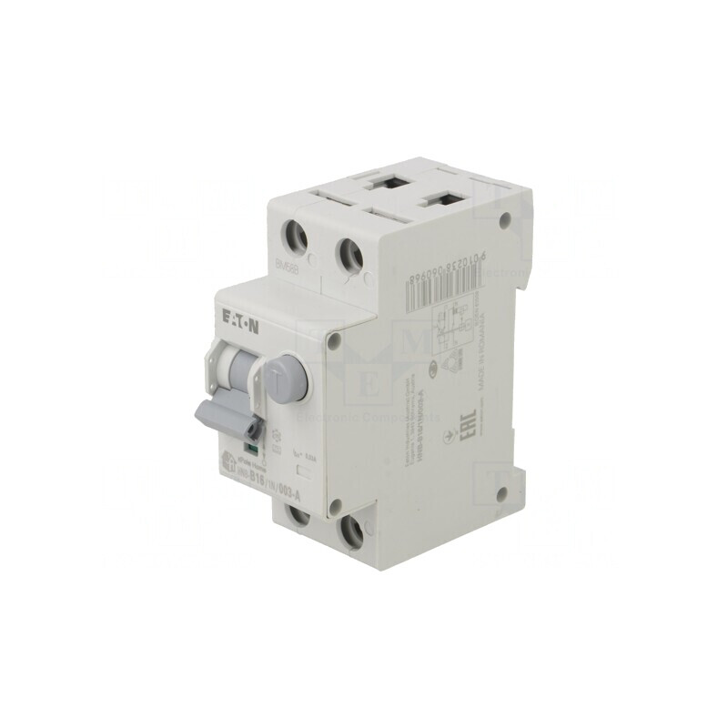 Întrerupător Diferențial RCBO 16A 30mA 1P+N 230V IP20 | Electronic-mag.ro | Componente Electronice