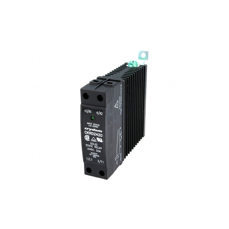 Releu Semiconductor 20A 1-Fazat 4-32VDC 24-280VAC | Electronic-mag.ro | Componente Electronice
