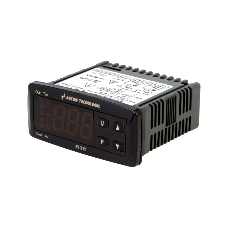 Regulator Temperatură Pt100 cu Ieșire SPDT pe Panou R38-LARR | Electronic-mag.ro | Componente Electronice