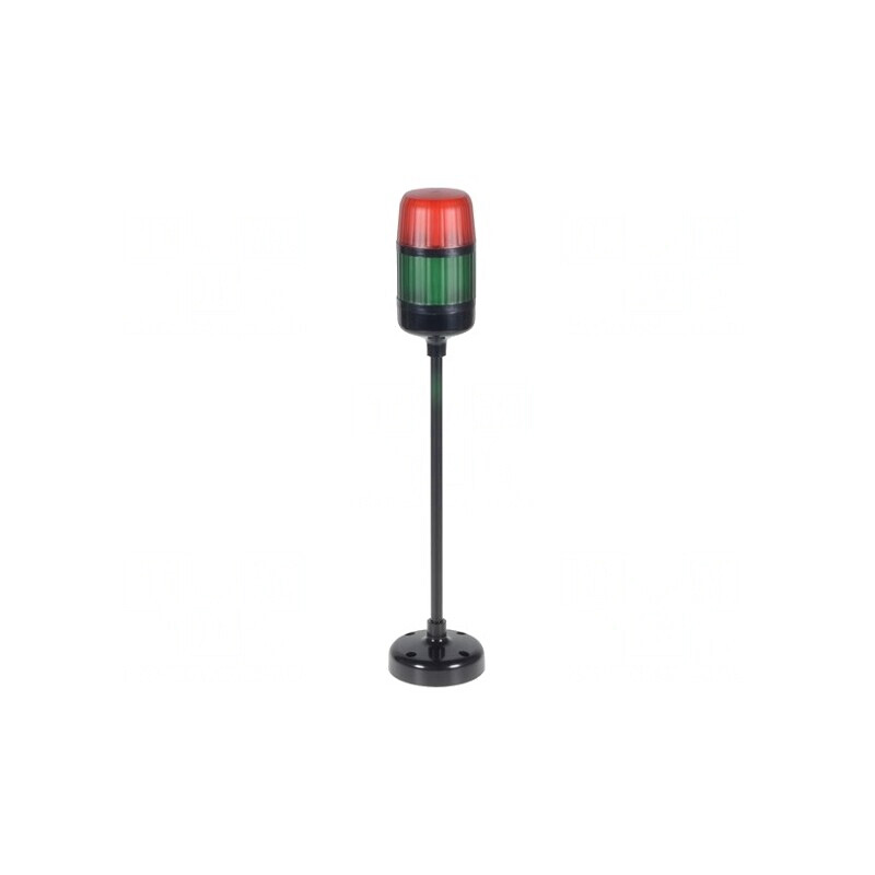 Coloană de Semnalizare LED Roșu/Verde 20-30VDC | Electronic-mag.ro | Componente Electronice
