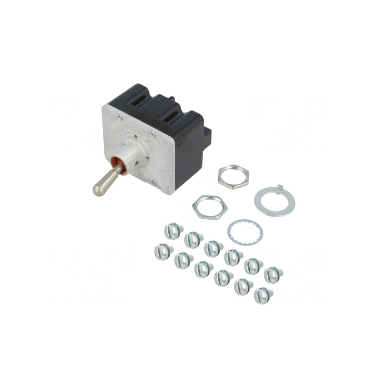 Comutator Basculant 2 Posiții 4PDT ON-ON 6A 230VAC 20A 28VDC | Electronic-mag.ro | Componente Electronice