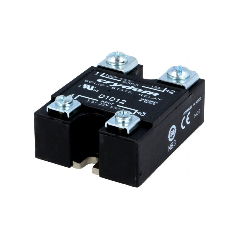 Releu semiconductor 12A 3,5-32VDC 1-100VDC | Electronic-mag.ro | Componente Electronice