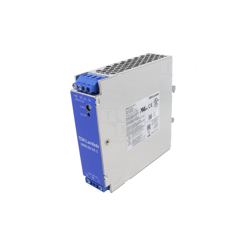Alimentator 24VDC 5A 120W pentru Șină DIN | Electronic-mag.ro | Componente Electronice
