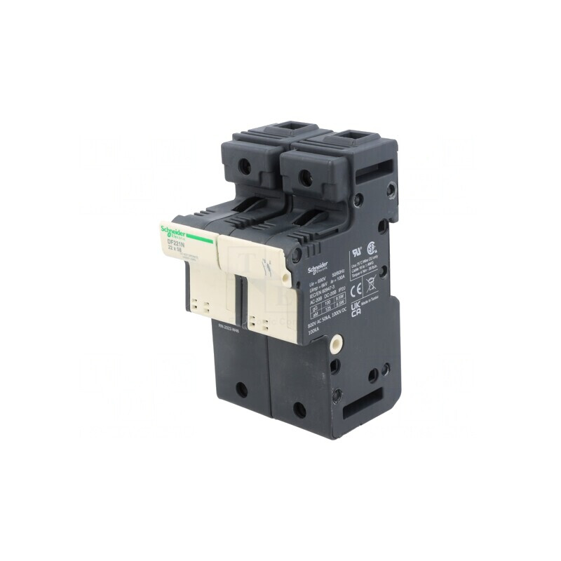 Suport Siguranță Șină DIN Poli 1 N DF221N | Electronic-mag.ro | Componente Electronice