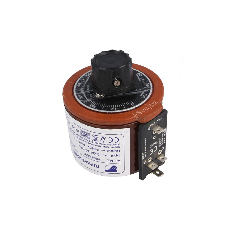 Autotransformator variabil 230V 1A 0-260V | Electronic-mag.ro | Componente Electronice