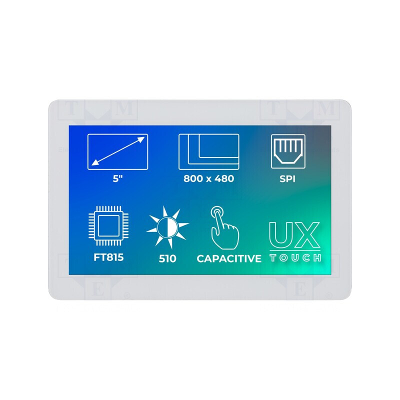 Ecran TFT LED 5" 800x480 540cd/m2 | Electronic-mag.ro | Componente Electronice Ecran TFT LED 5" 800x480 540cd/m2 | Electronic-mag.ro | Componente Electronice