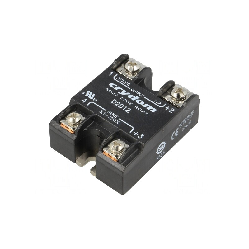 Releu Semiconductor 12A 1-200VDC 3.5-32VDC | Electronic-mag.ro | Componente Electronice