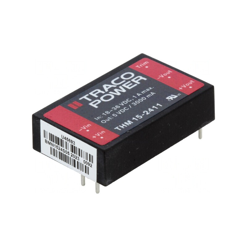 Convertor DC/DC 15W 18-36V la 5V 3000mA | Electronic-mag.ro | Componente Electronice