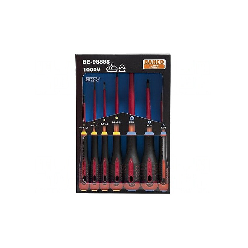 Kit Şurubelniţe Izolate 1kVAC ERGO 7 Bucăți | Electronic-mag.ro | Componente Electronice