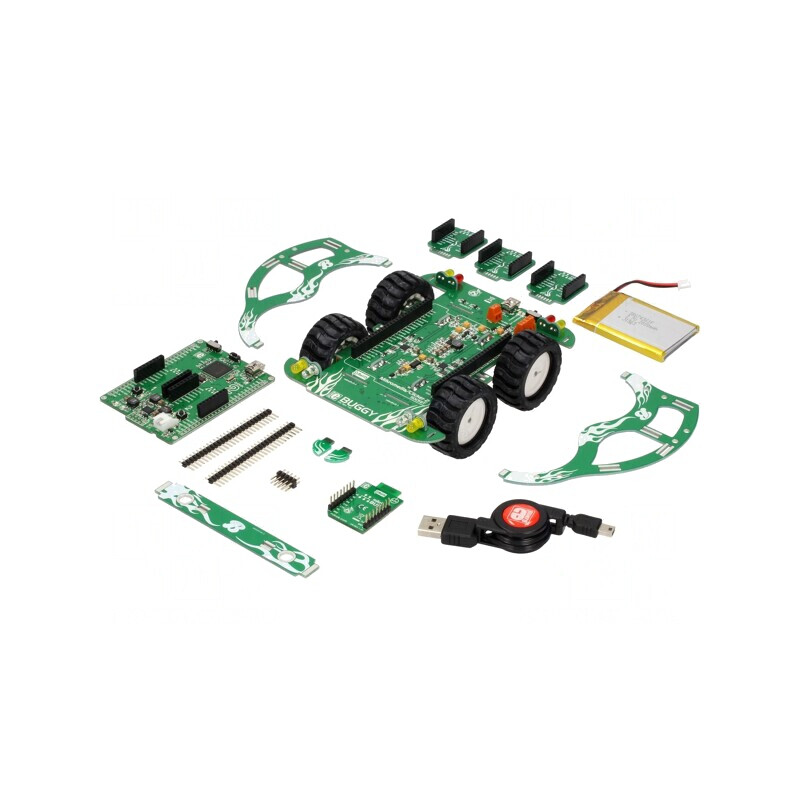 Kit Dezvoltare FT32 Buggy Clicker 2 FT90X Bluetooth | Electronic-mag.ro | Componente Electronice