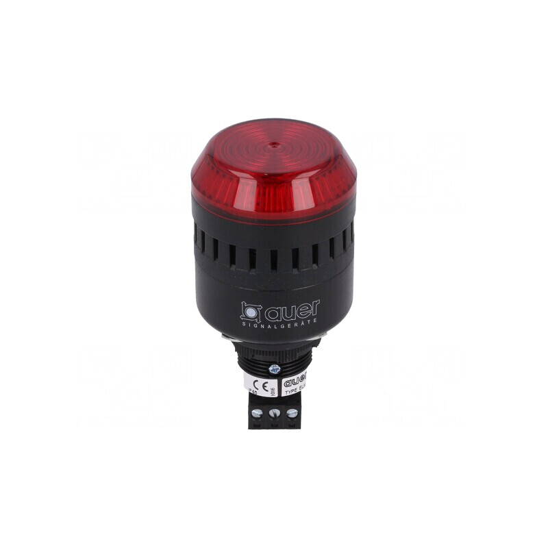 Semnalizator Luminos și Acustic 24V LED Roșu IP65 | Electronic-mag.ro | Componente Electronice