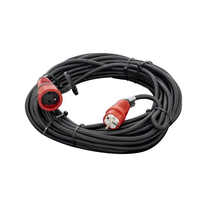Prelungitor electric negru 20m 16A | Electronic-mag.ro | Componente Electronice