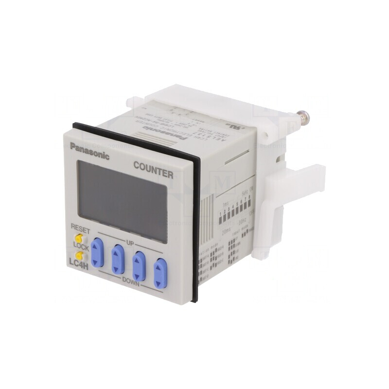 Contor electronic LCD cu impulsuri 9999 și releu SPDT 250VAC/5A | Electronic-mag.ro | Componente Electronice