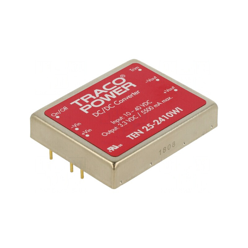 Convertor DC/DC 25W 10-40V la 3,3V 5,5A | Electronic-mag.ro | Componente Electronice