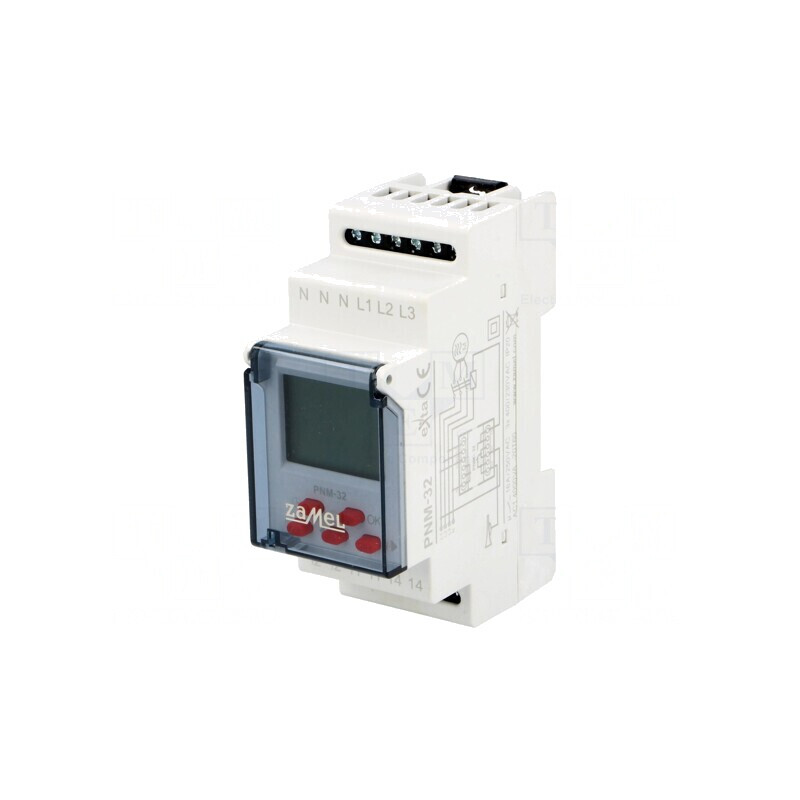 Releu Monitorizare Tensiune 230/400VAC SPDT IP20 PNM-32 | Electronic-mag.ro | Componente Electronice