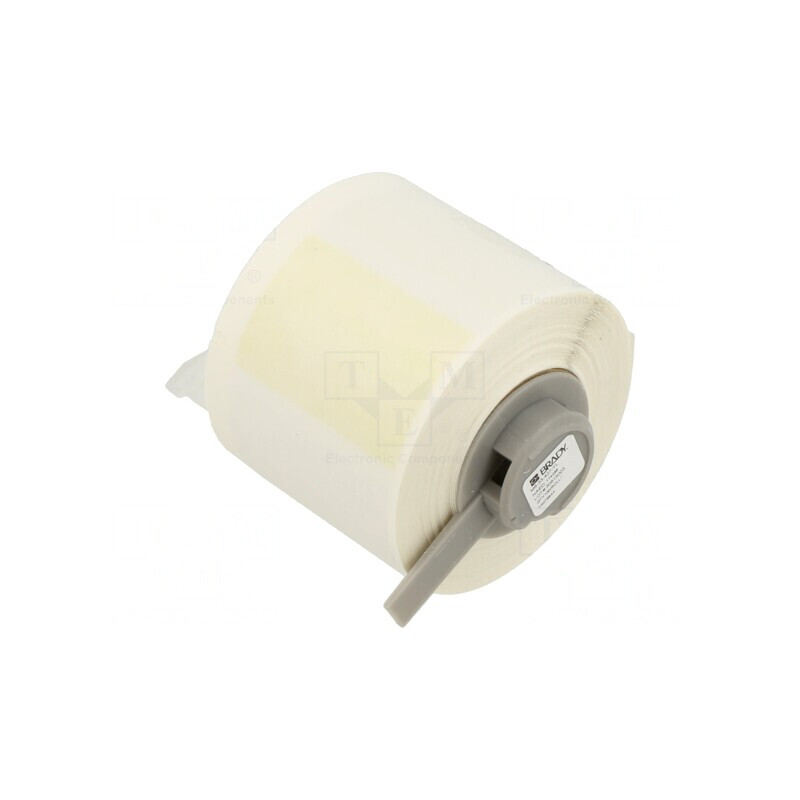 Etichetă Autolaminată pentru Cablu Galbenă 38,1mm x 101,6mm | Electronic-mag.ro | Componente Electronice