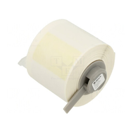Etichetă Autolaminată pentru Cablu Galbenă 38,1mm x 101,6mm | Electronic-mag.ro | Componente Electronice
