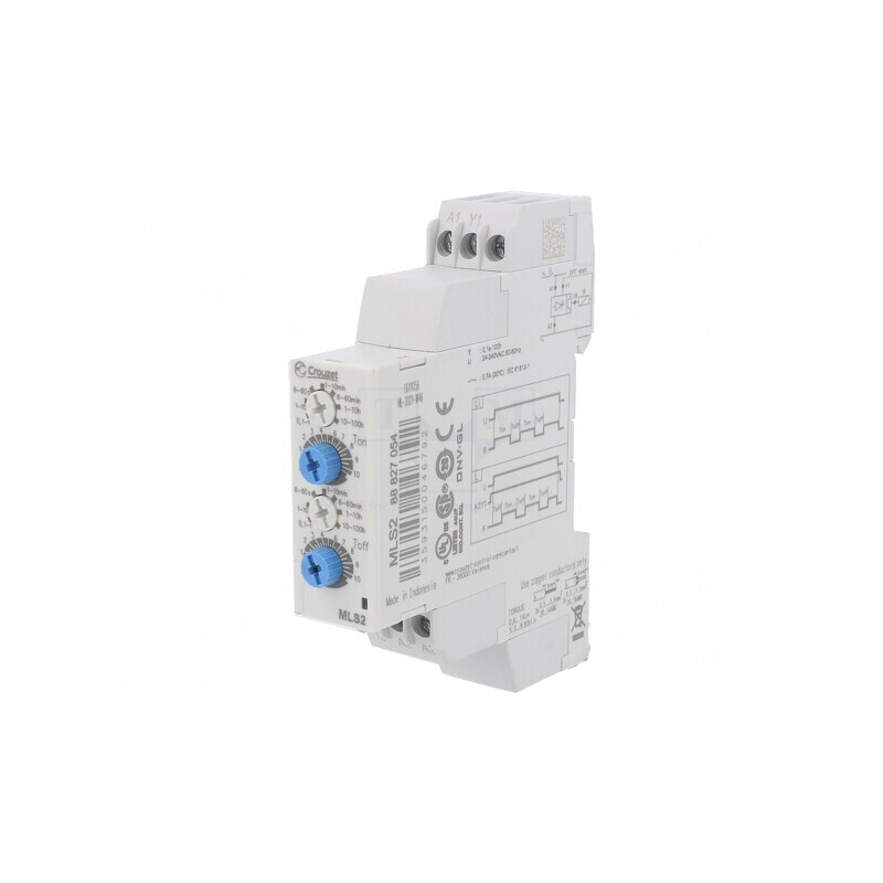 Timer Programabil 0,1s-100h 24-240VAC pentru Șină DIN | Electronic-mag.ro | Componente Electronice