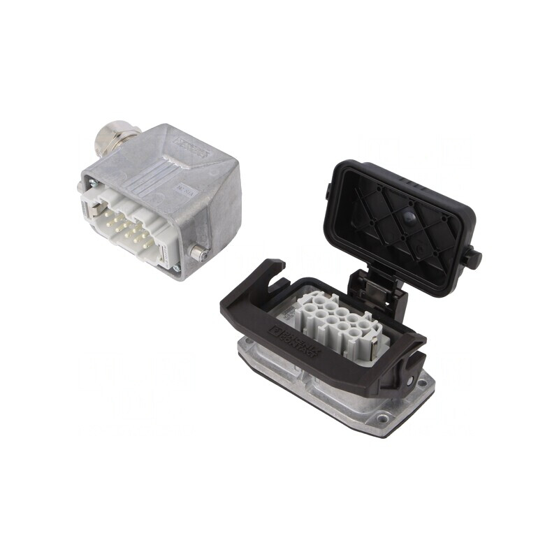 Conector HDC 500V 16A 10 PIN 10 PE | Electronic-mag.ro | Componente Electronice