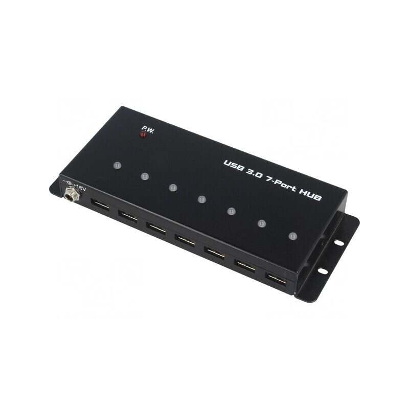 Hub USB Industrial 2.0 Fixat pe Blat 480Mbps | Electronic-mag.ro | Componente Electronice