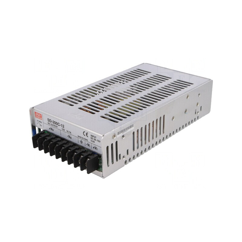 Convertor DC/DC 200.4W 36-72V la 12V 16.7A | Electronic-mag.ro | Componente Electronice