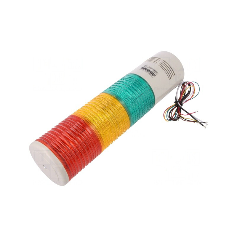 Coloană de Semnalizare LED Roșu/Ambră/Verde 24V | Electronic-mag.ro | Componente Electronice