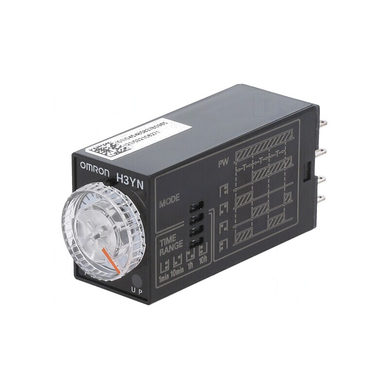 Timer H3YN-21-B 24VDC 0.1min-10h DPDT 250VAC/5A | Electronic-mag.ro | Componente Electronice