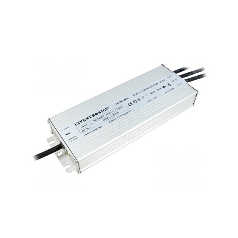 Alimentator LED 250W 12V 18.33A IP67 | Electronic-mag.ro | Componente Electronice