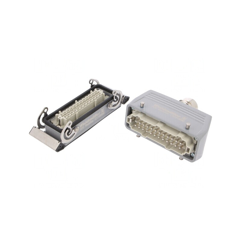 Set Conector HDC Tată-Mamă Soclu-Mufă 24 Pini | Electronic-mag.ro | Componente Electronice