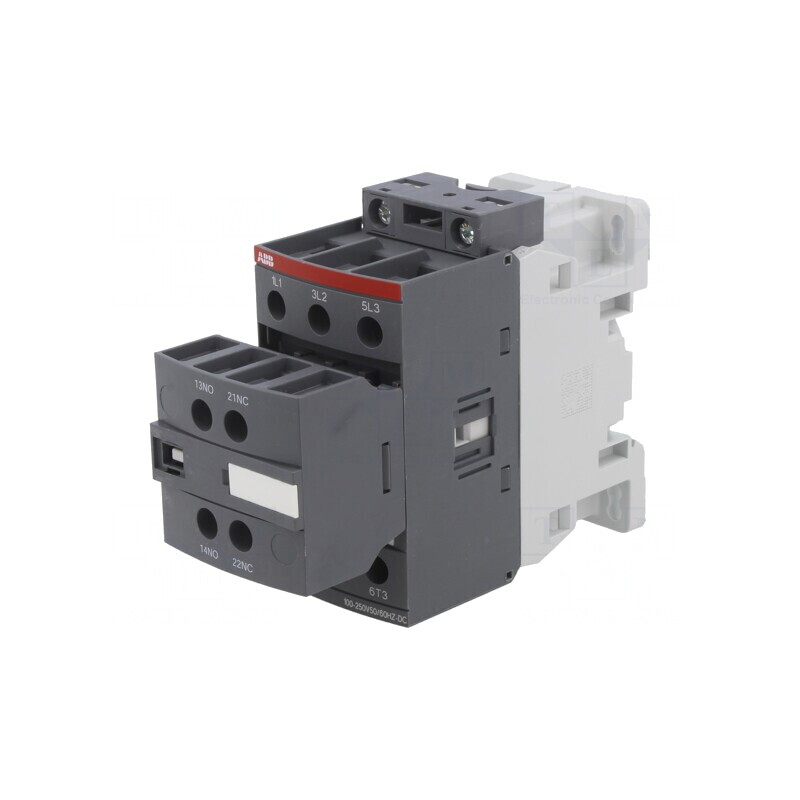 Contactor 3P 30A cu 3 Contacte Auxiliare NC NO | Electronic-mag.ro | Componente Electronice