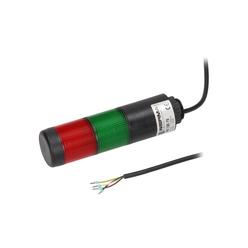 Coloană de Semnalizare LED Roșu/Verde 24VDC | Electronic-mag.ro | Componente Electronice