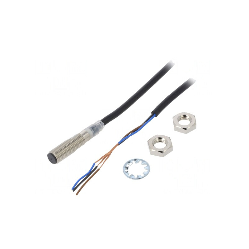 Senzor Inductiv PNP NO 0-4mm 10-30VDC M8 IP67 50mA 2M | Electronic-mag.ro | Componente Electronice