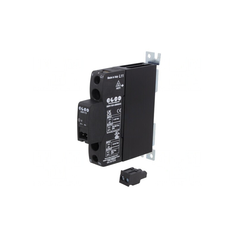 Releu Semiconductor 25A 1-Fazat 4-32VDC 48-600VAC | Electronic-mag.ro | Componente Electronice