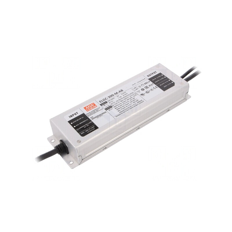 Alimentator LED 300W IP67 58-116V 1300-4000mA | Electronic-mag.ro | Componente Electronice
