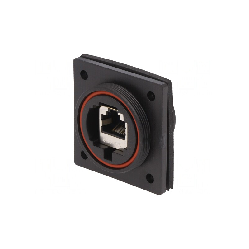 Adaptor Ethernet 8-PIN Cat 6a Poliamidă Aurit 1,5A PX0890 | Electronic-mag.ro | Componente Electronice