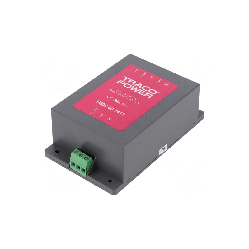 Convertor DC/DC 60W 24V 2500mA | Electronic-mag.ro | Componente Electronice
