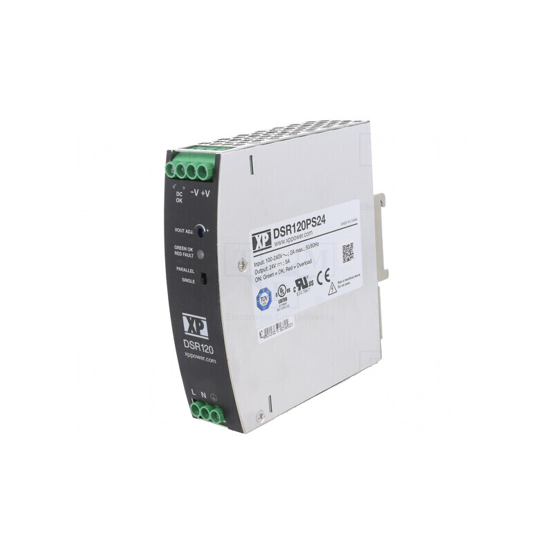 Alimentator Pulsatoriu 120W 24VDC pentru Șină DIN | Electronic-mag.ro | Componente Electronice