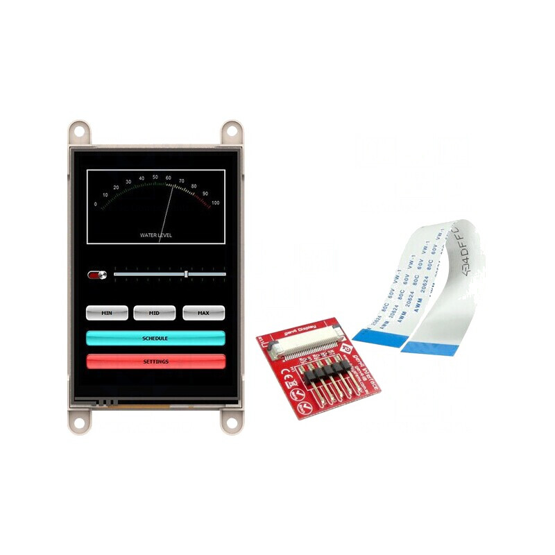 Ecran TFT 3,5" 320x480 32kBRAM 192kBFLASH 228cd/m2 FFC/FPC | Electronic-mag.ro | Componente Electronice