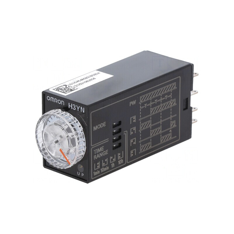 Timer 10h DPDT 250VAC 5A 200-230VAC | Electronic-mag.ro | Componente Electronice