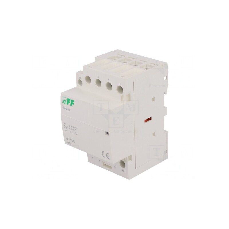 Contactor 4P 63A 230VAC NC NO IP20 | Electronic-mag.ro | Componente Electronice