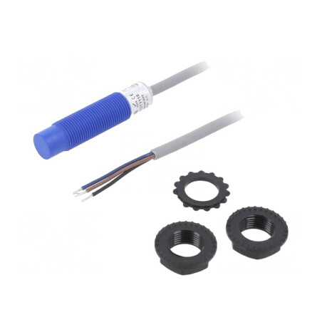 Senzor Inductiv PNP NO 0-4mm 10-30VDC M12 IP66 200mA | Electronic-mag.ro | Componente Electronice