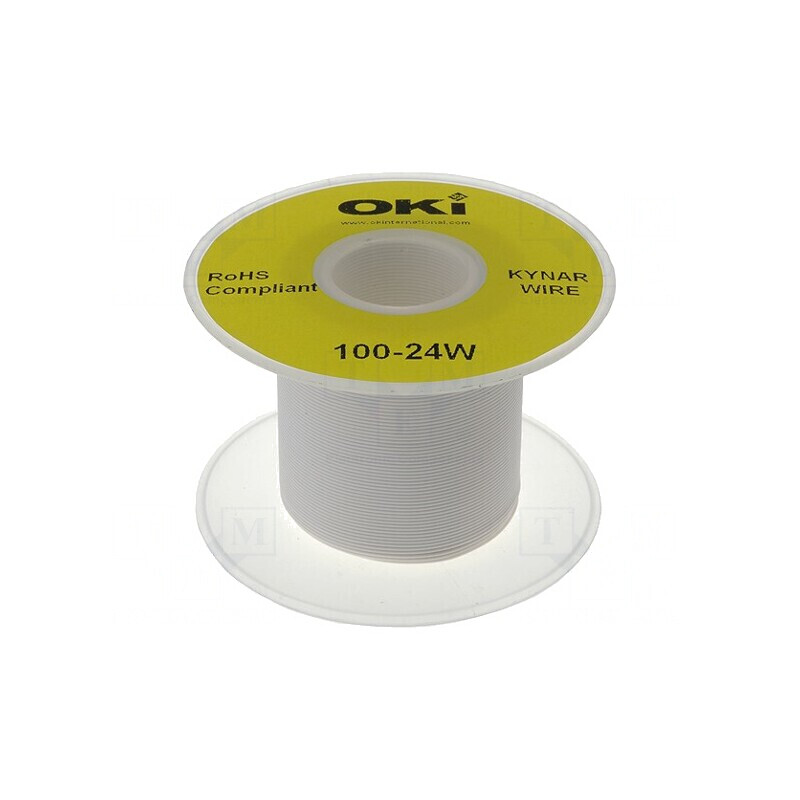 Cablu Sârmă OFC 24AWG Alb 100m | Electronic-mag.ro | Componente Electronice
