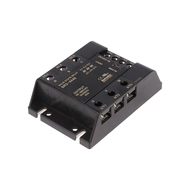 Releu Semiconductor 40A 3-Fazat 48-480VAC -30-80°C SR3-4440 | Electronic-mag.ro | Componente Electronice Releu Semiconductor 40A 3-Fazat 48-480VAC -30-80°C SR3-4440 | Electronic-mag.ro | Componente Electronice