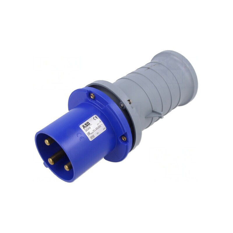 Conector Alimentare AC Trifazat Mufă Tată Drept pe Cablu | Electronic-mag.ro | Componente Electronice