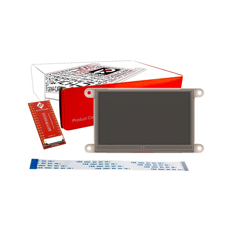 Afișaj TFT 4,3" 480x272 1MB RAM 400cd/m2 | Electronic-mag.ro | Componente Electronice