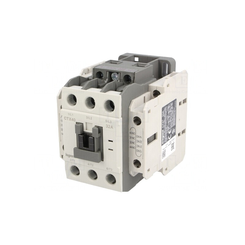 Contactor 3P 32A 230V AC 2NO 2NC | Electronic-mag.ro | Componente Electronice